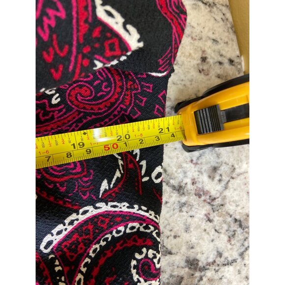 Coldwater Creek Paisley Blazer 14 Black/Multi Sophisticated Boho Chic - Picture 8 of 11